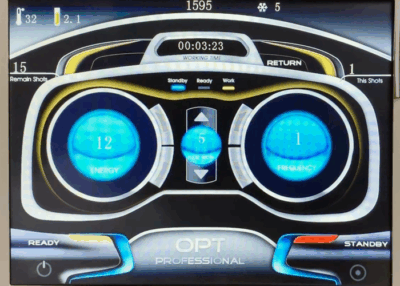 OPT laser beauty machine for hair remove and pigment remove