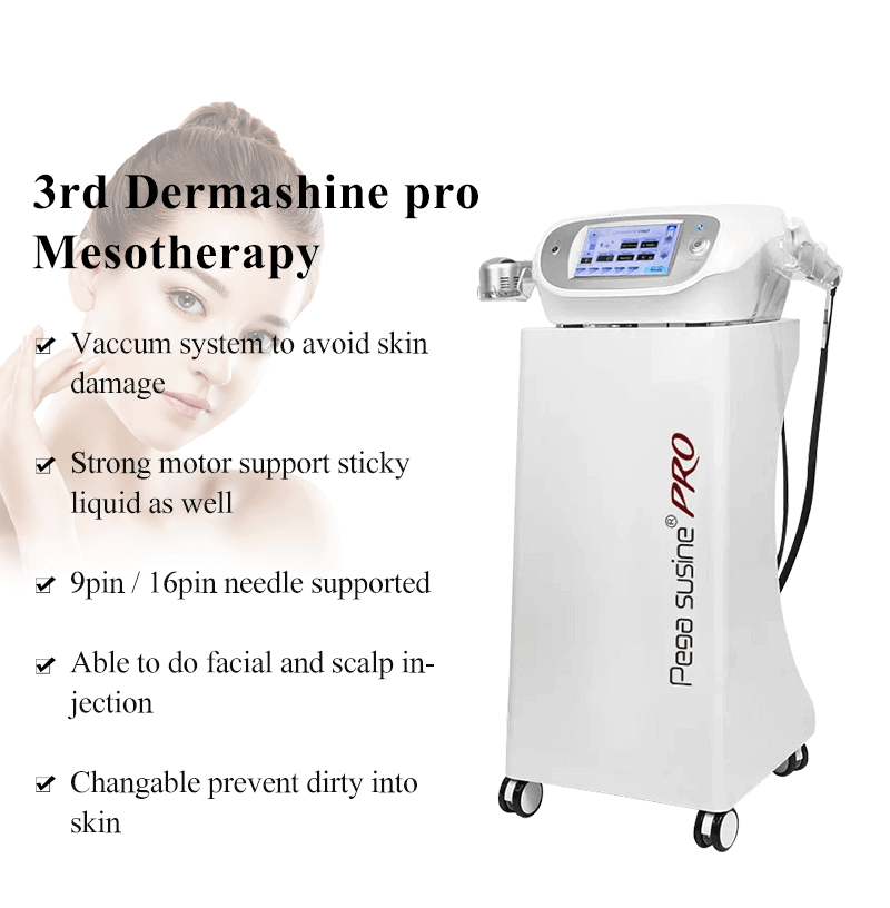 Dermashine pro vital injector 3 9pin needle mesotherapy gun -  - 7