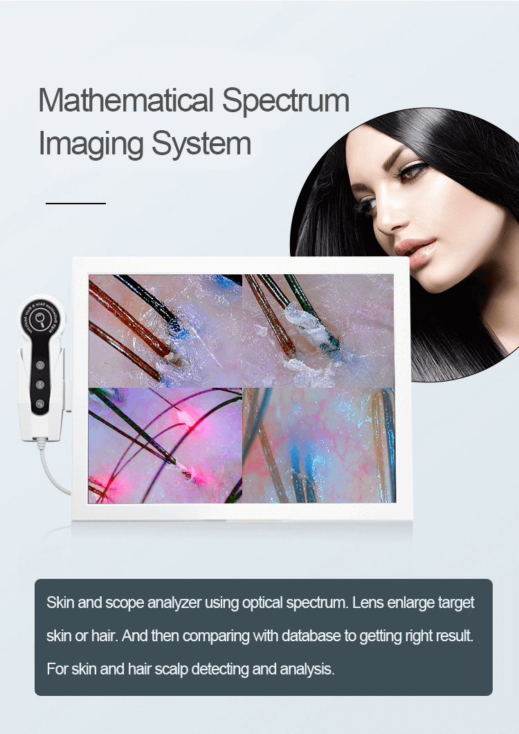 skin and scalp analyzer machine with screen -  - 7