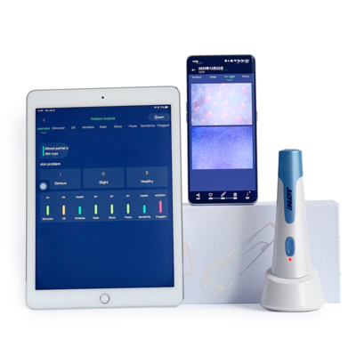 Wireless skin analysis machine connect iPad and phone use