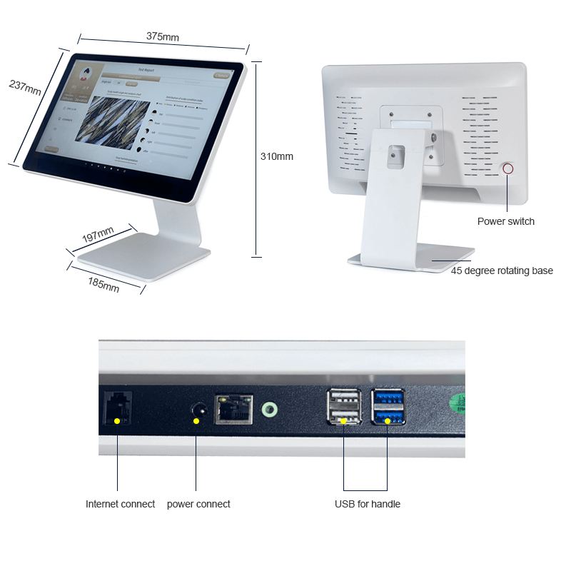 hair analysis machine SA34 for hair follicle and density -  - 2