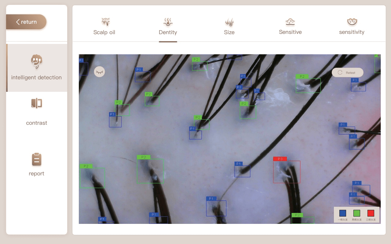 AI hair analyzer